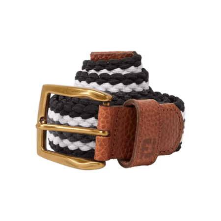 Footjoy Striped Braided Belt