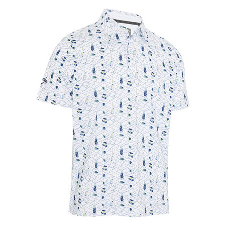 Callaway All Over Golf Essentials Print Polo