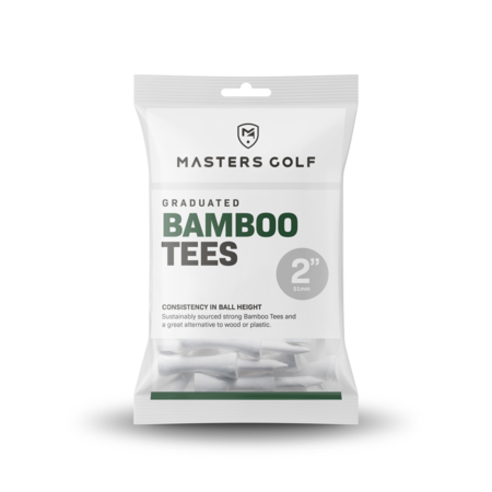 Masters Bamboo Graduated Tees 2 Bag 20 White