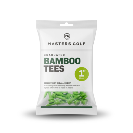 Masters Bamboo Graduated Tees 1 Bag 25 Lime