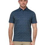 Callaway All Over Drinks Novelty Print Polo