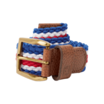 Footjoy Striped Braided Belt